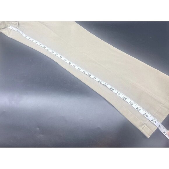 Lands End Women’s Pleated Front Khaki Tan Trouser Pants Size 6 Classic Pockets - Picture 11 of 12